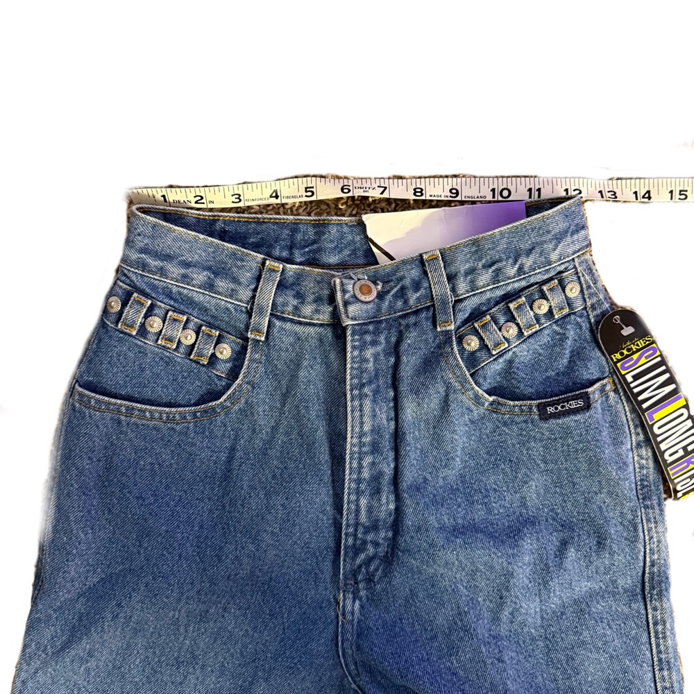 Rockies High Rise Blue Jeans - Picture 10 of 11